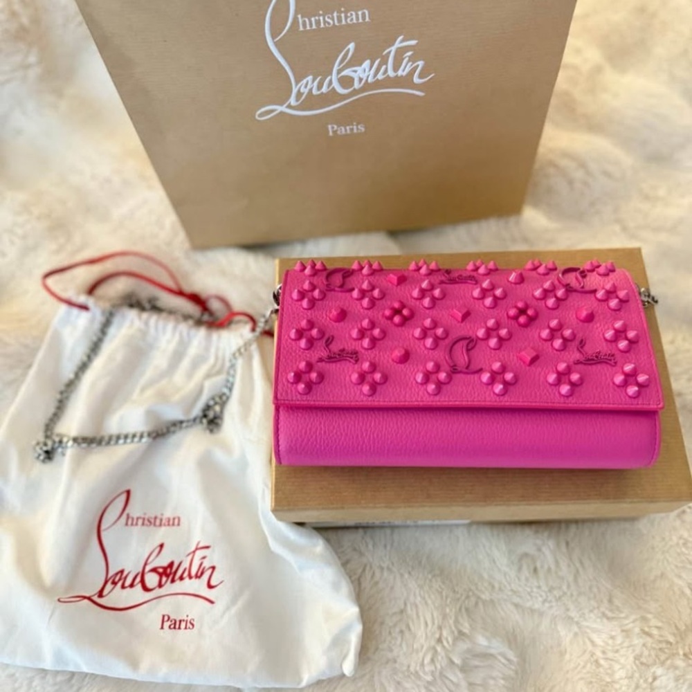 Christian Louboutin Pink Paloma Crossbody Bag